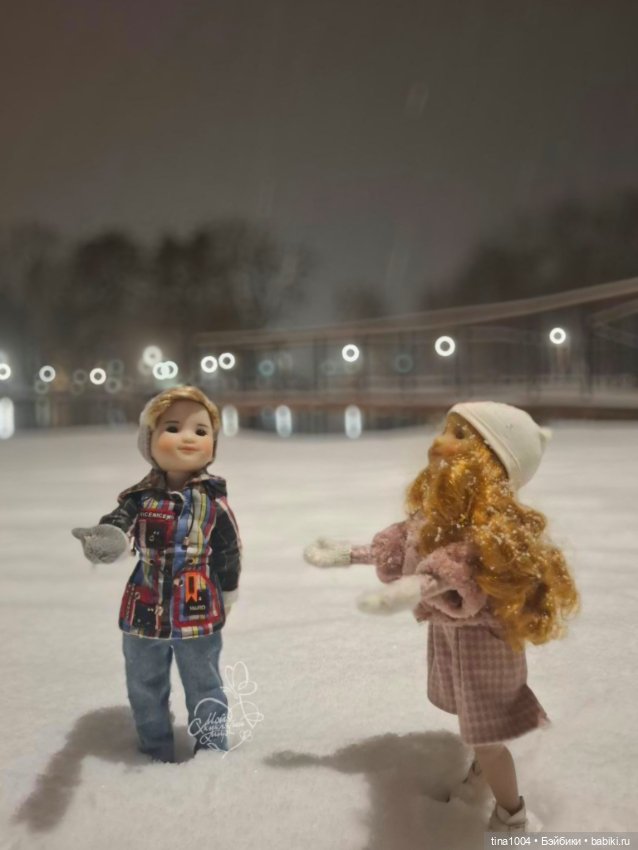 ИЗ ЖИЗНИ КУКОЛ Зимняя прогулка (очередная) (фото 3)