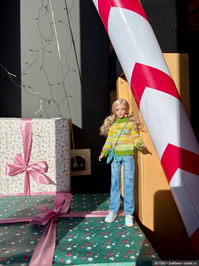 Прогулка среди сугробов с Софи (Она Н.Петровой) (фото 7)