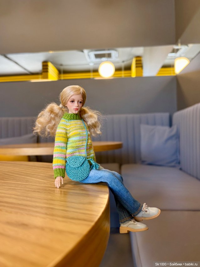 Прогулка среди сугробов с Софи (Она Н.Петровой) (фото 4)