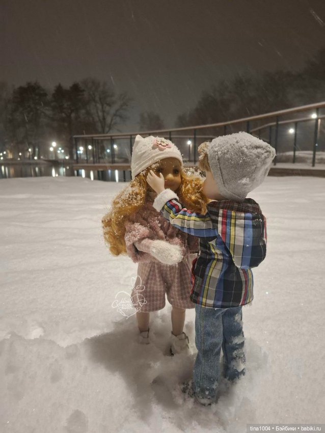 ИЗ ЖИЗНИ КУКОЛ Зимняя прогулка (очередная) (фото 7)