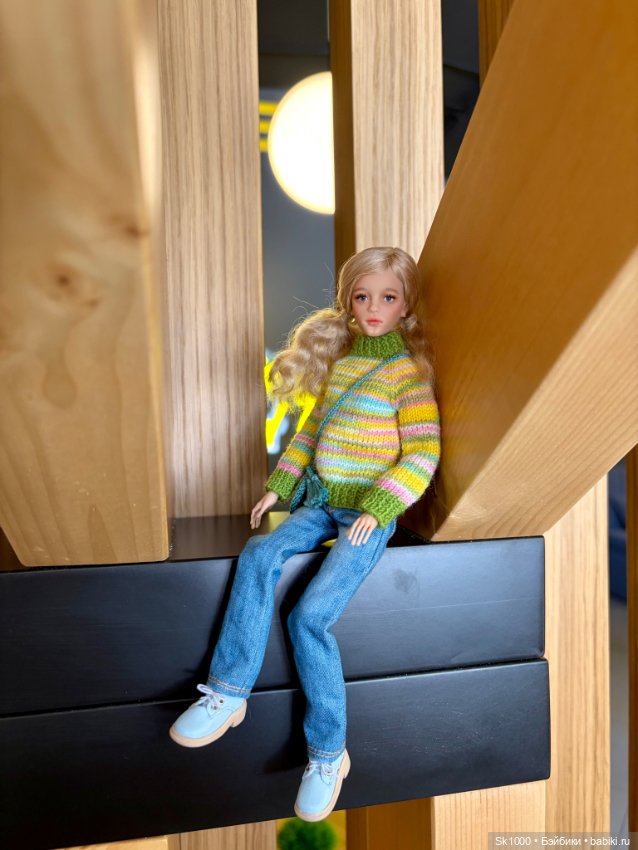 Прогулка среди сугробов с Софи (Она Н.Петровой) (фото 3)