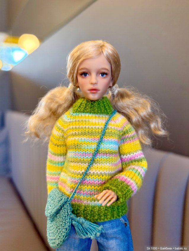 Прогулка среди сугробов с Софи (Она Н.Петровой) (фото 5)