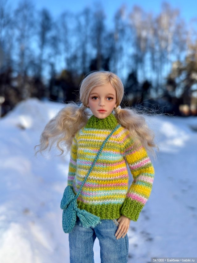 Прогулка среди сугробов с Софи (Она Н.Петровой) (фото 8)