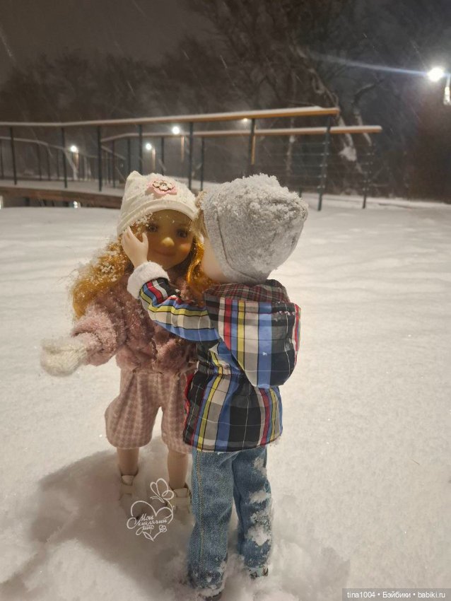 ИЗ ЖИЗНИ КУКОЛ Зимняя прогулка (очередная) (фото 6)