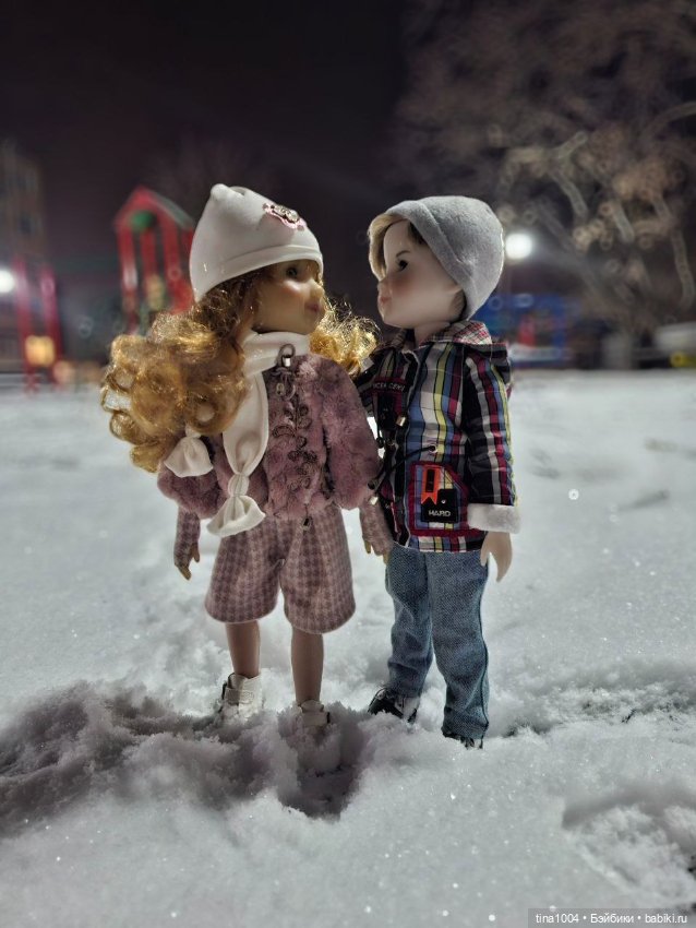 ИЗ ЖИЗНИ КУКОЛ Зимняя прогулка (очередная) (фото 10)