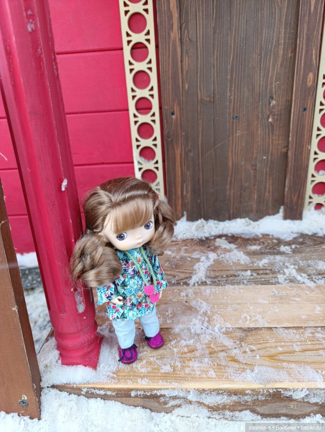 Зимние прогулки с куклами - ч.2 (фото 3)