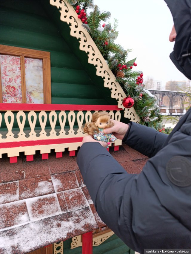 Зимние прогулки с куклами - ч.2