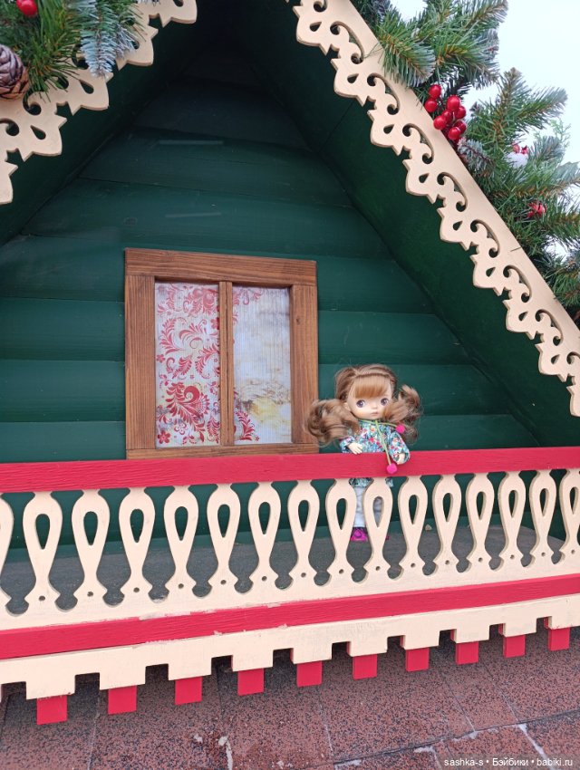 Зимние прогулки с куклами - ч.2