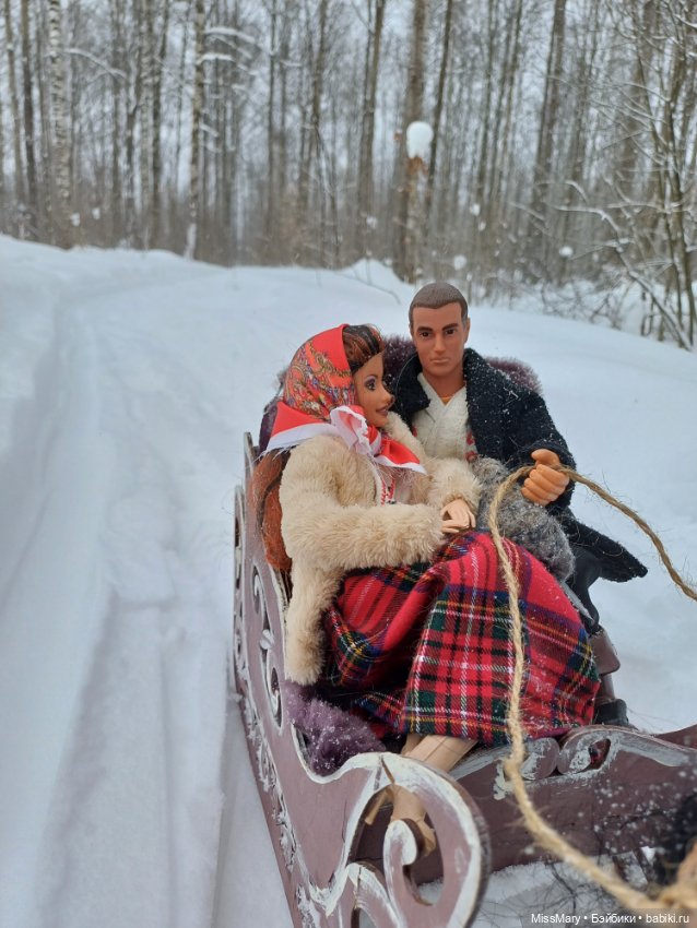 Масленица. Катание на санях