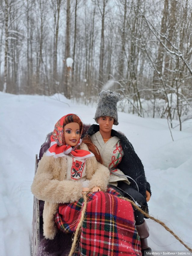Масленица. Катание на санях