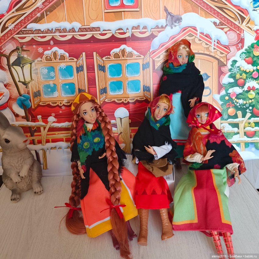 На крылечке зимним утром — Интересные игрушки и фигурки (разное): редкие
