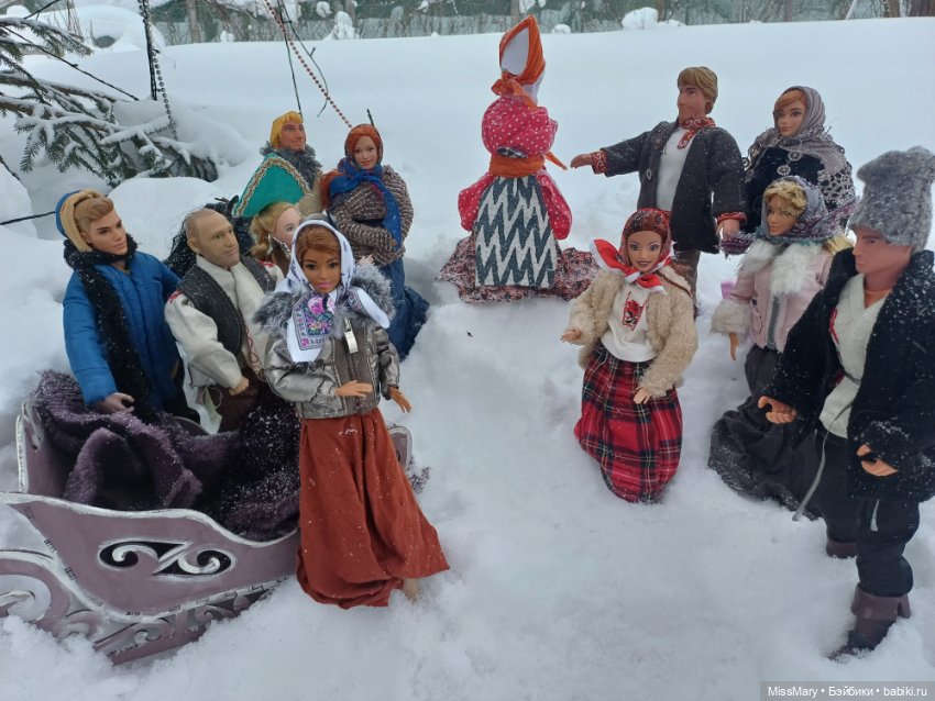 Провожаем Масленицу 🥞 — Куклы Barbie (Барби): Looks (фото 2)
