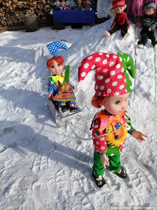 Масленица - Воскресенье . Сжигание чучела зимы