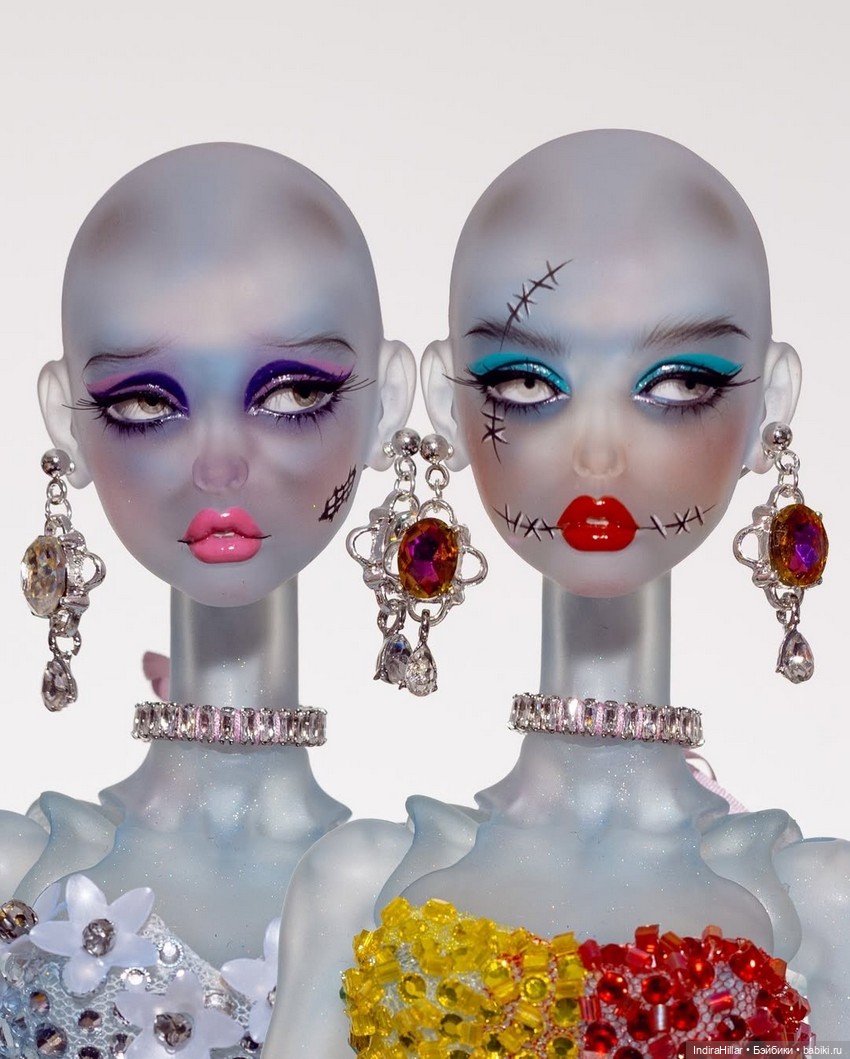 Магия от rim_doll: БЖД-куклы в полупрозрачных дизайнерских нарядах