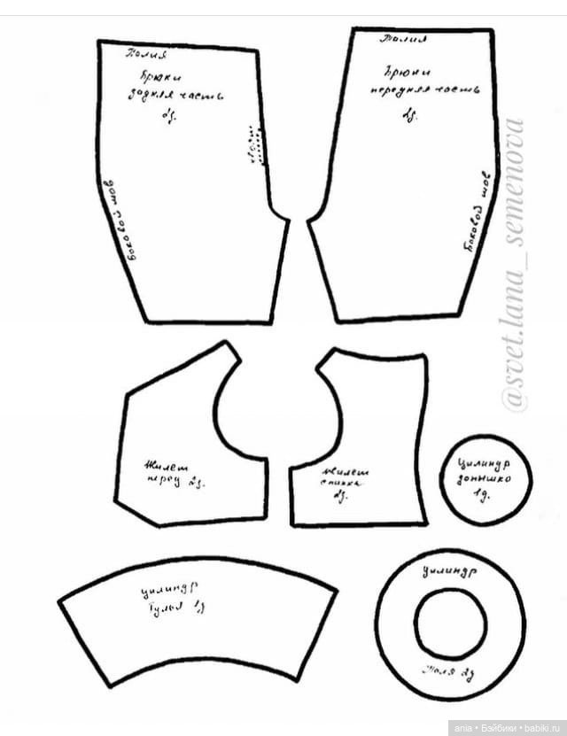 Очаровательный крот своими руками: авторская выкройка Светланы Семеновой (фото 4)