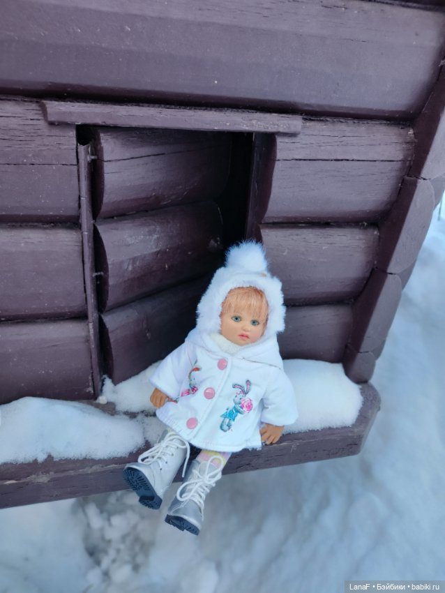 Зимние прогулки Эмили ⛄🩵 ( куклы от Габриэль Мюллер 23см винил)