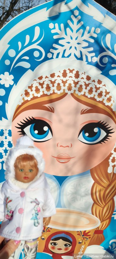 Зимние прогулки Эмили ⛄🩵 ( куклы от Габриэль Мюллер 23см винил)