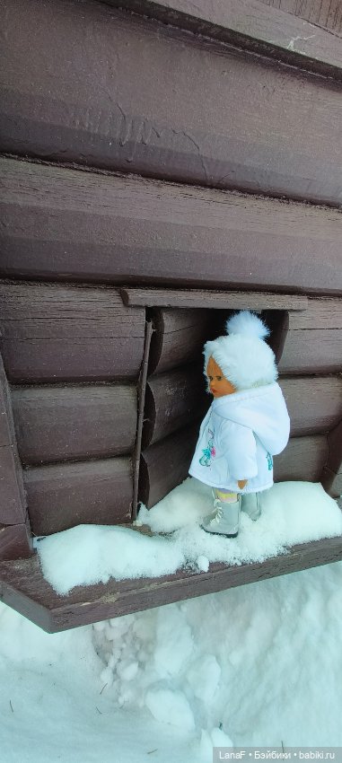 Зимние прогулки Эмили ⛄🩵 ( куклы от Габриэль Мюллер 23см винил)
