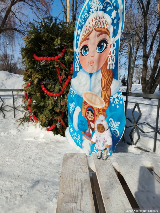 Зимние прогулки Эмили ⛄🩵 ( куклы от Габриэль Мюллер 23см винил) (фото 5)