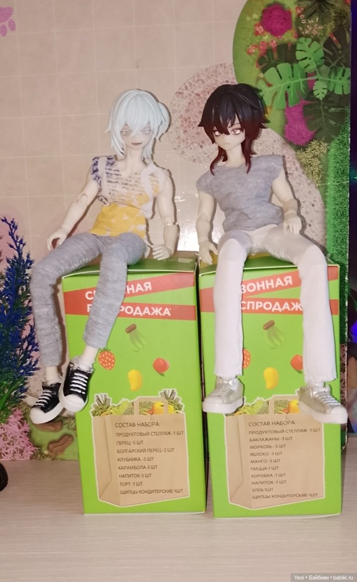 Прилавок с продуктами для кукол из магазина "Чижик" (фото 8)