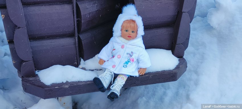 Зимние прогулки Эмили ⛄🩵 ( куклы от Габриэль Мюллер 23см винил)