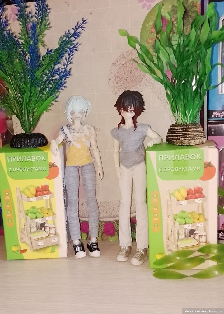 Прилавок с продуктами для кукол из магазина "Чижик" (фото 6)