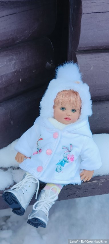 Зимние прогулки Эмили ⛄🩵 ( куклы от Габриэль Мюллер 23см винил)