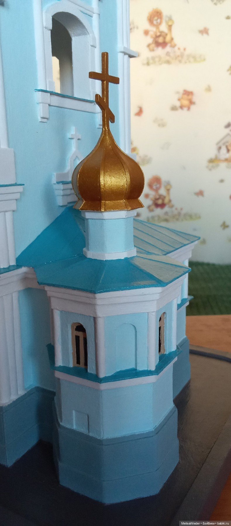 Авторская работа Романа Шуклина: макет колокольни (фото 3)