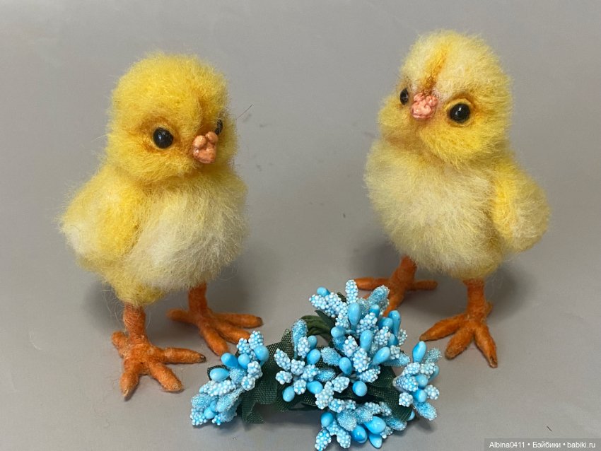 Скоро Пасха — Валяные игрушки из шерсти: сухое валяние (фото 10)