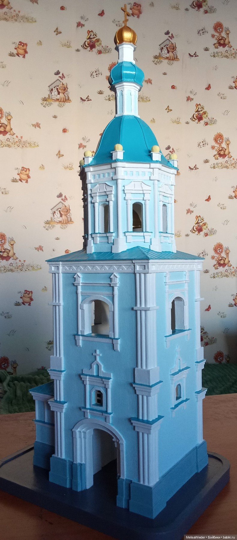 Авторская работа Романа Шуклина: макет колокольни (фото 6)