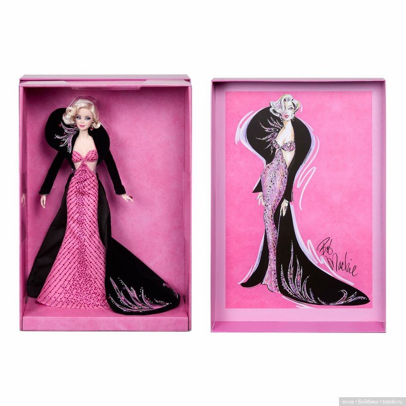 Barbie Bob Mackie Pink Glamor Doll (фото 7)