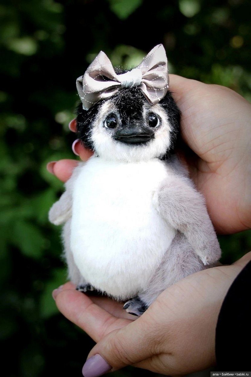 Пингвиненок с авторской выкройкой от Валентины Крижановской