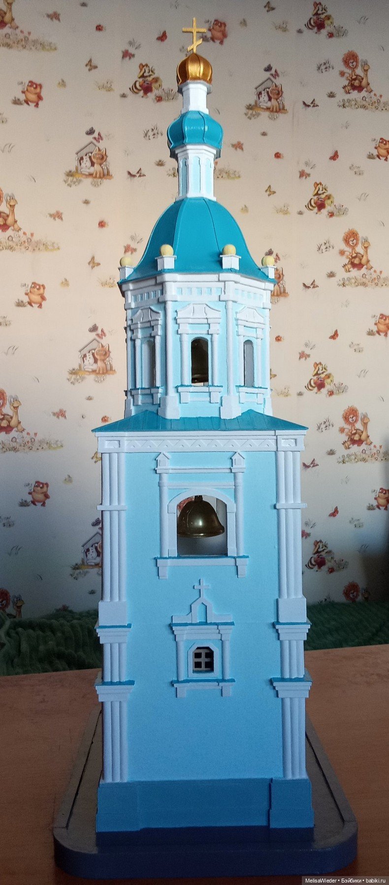 Авторская работа Романа Шуклина: макет колокольни (фото 2)