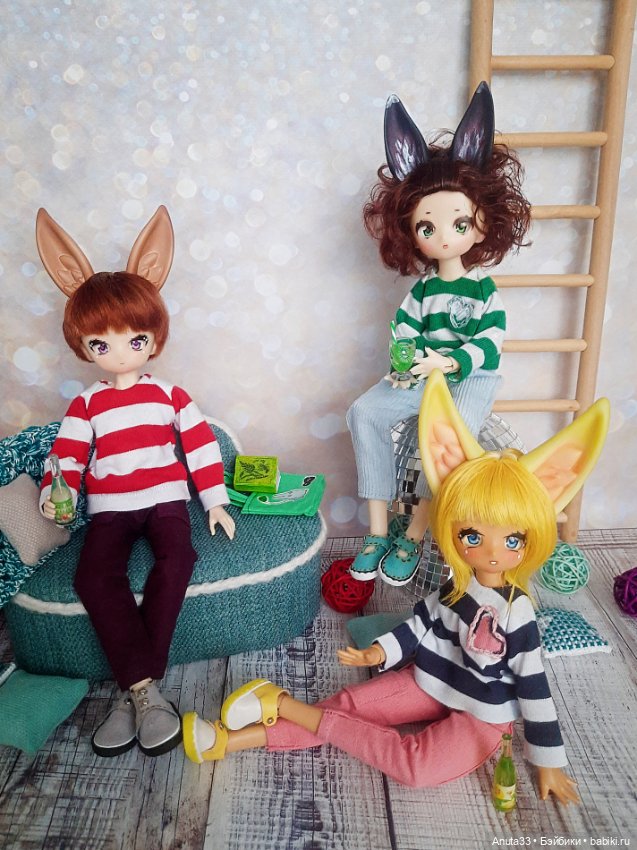 Мое лисо-зайцевое трио — Куклы и тела UFdoll (ЮФдолл): Blind Box (фото 4)