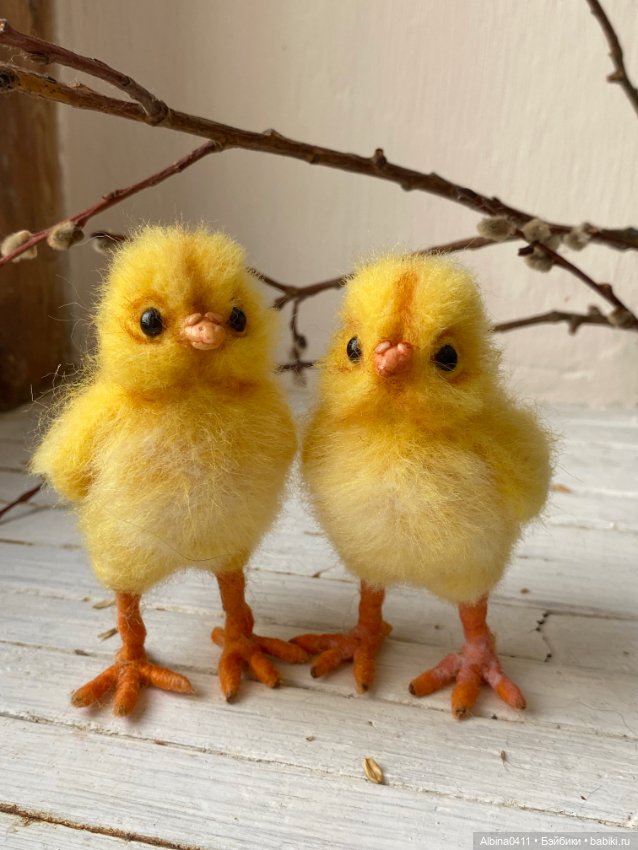 Скоро Пасха — Валяные игрушки из шерсти: сухое валяние