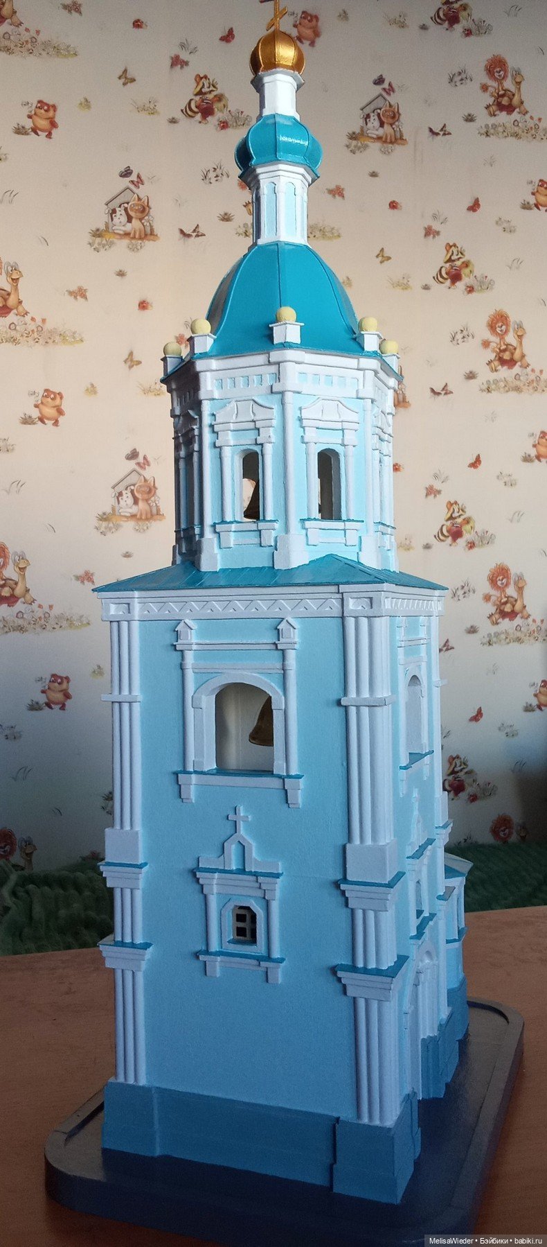 Авторская работа Романа Шуклина: макет колокольни (фото 7)