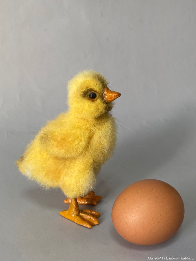 Скоро Пасха — Валяные игрушки из шерсти: сухое валяние (фото 6)