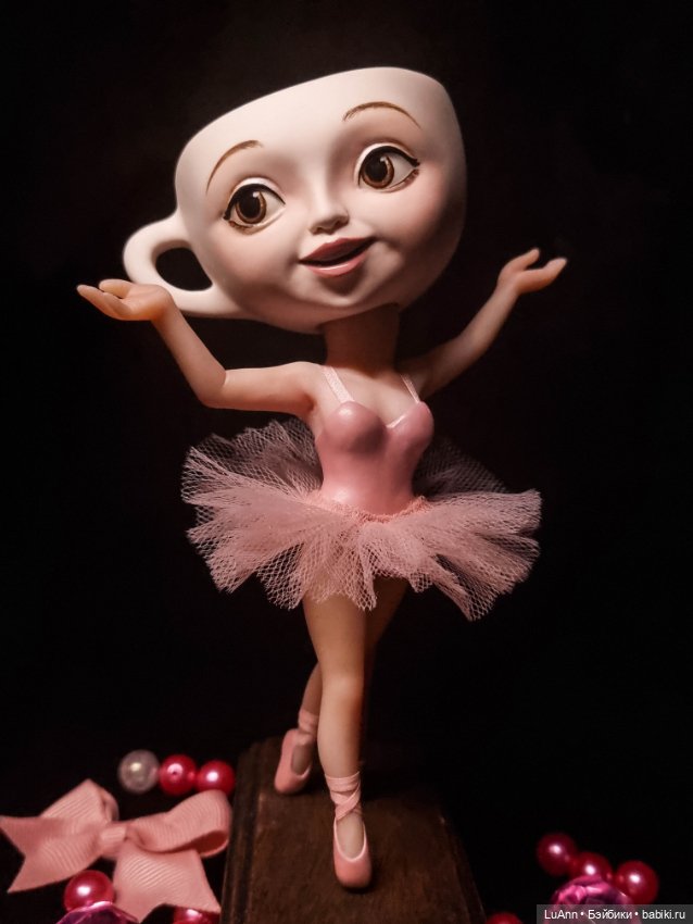 Слепила дочке балерину капучино на ДР :) (фото 8)