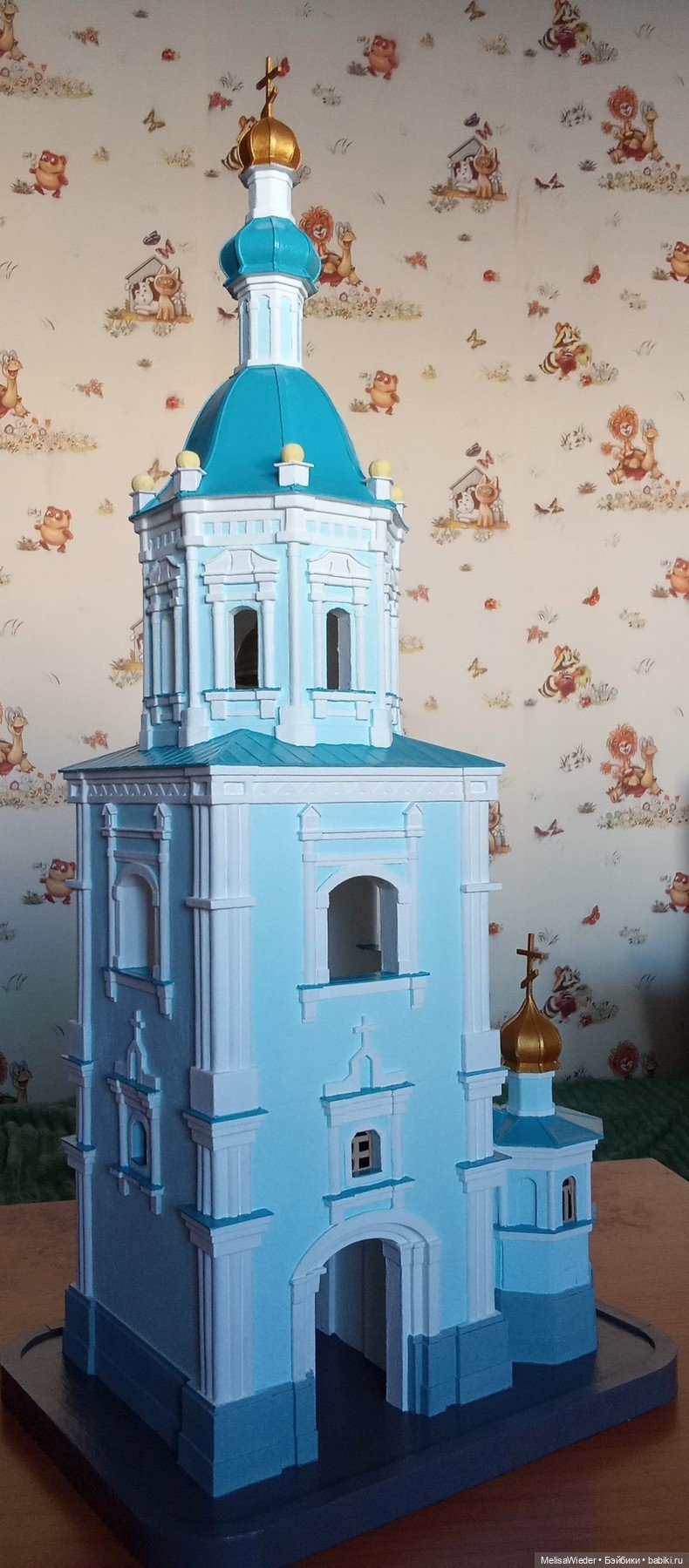 Авторская работа Романа Шуклина: макет колокольни (фото 5)