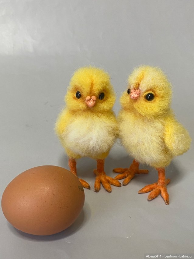 Скоро Пасха — Валяные игрушки из шерсти: сухое валяние