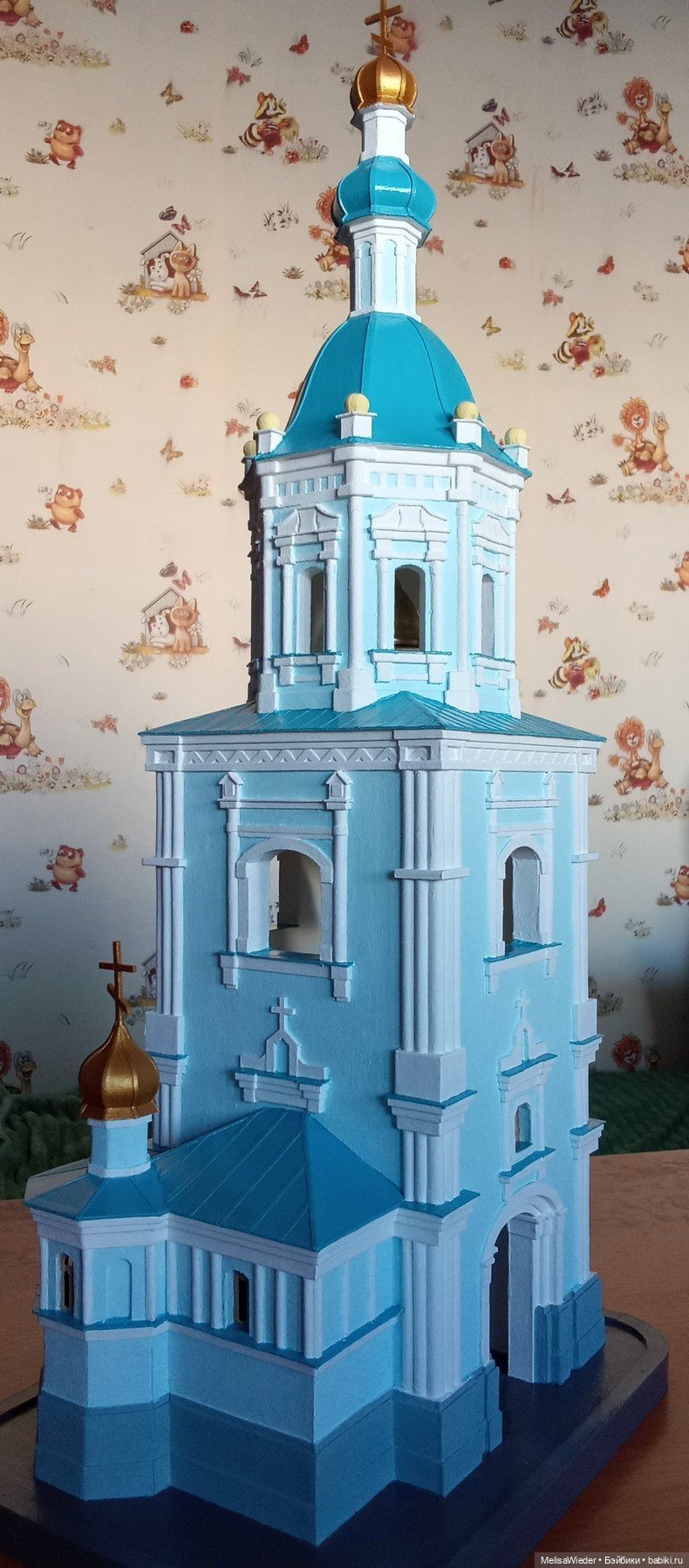 Авторская работа Романа Шуклина: макет колокольни