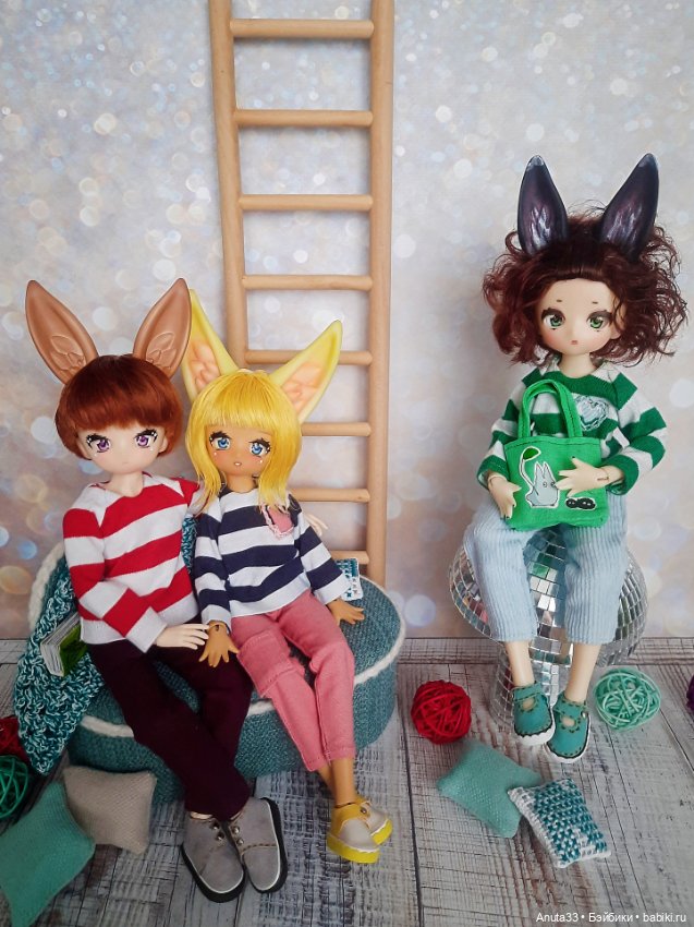 Мое лисо-зайцевое трио — Куклы и тела UFdoll (ЮФдолл): Blind Box (фото 3)