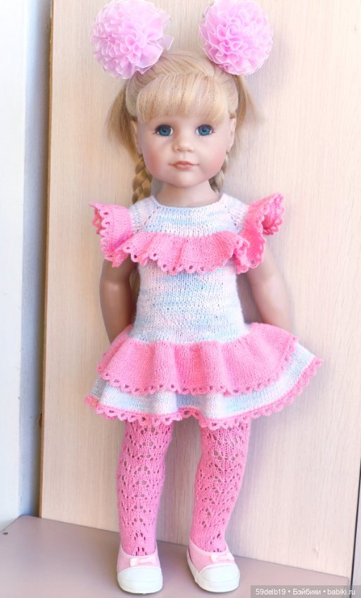Мои вязалочки для кукол готц в феврале