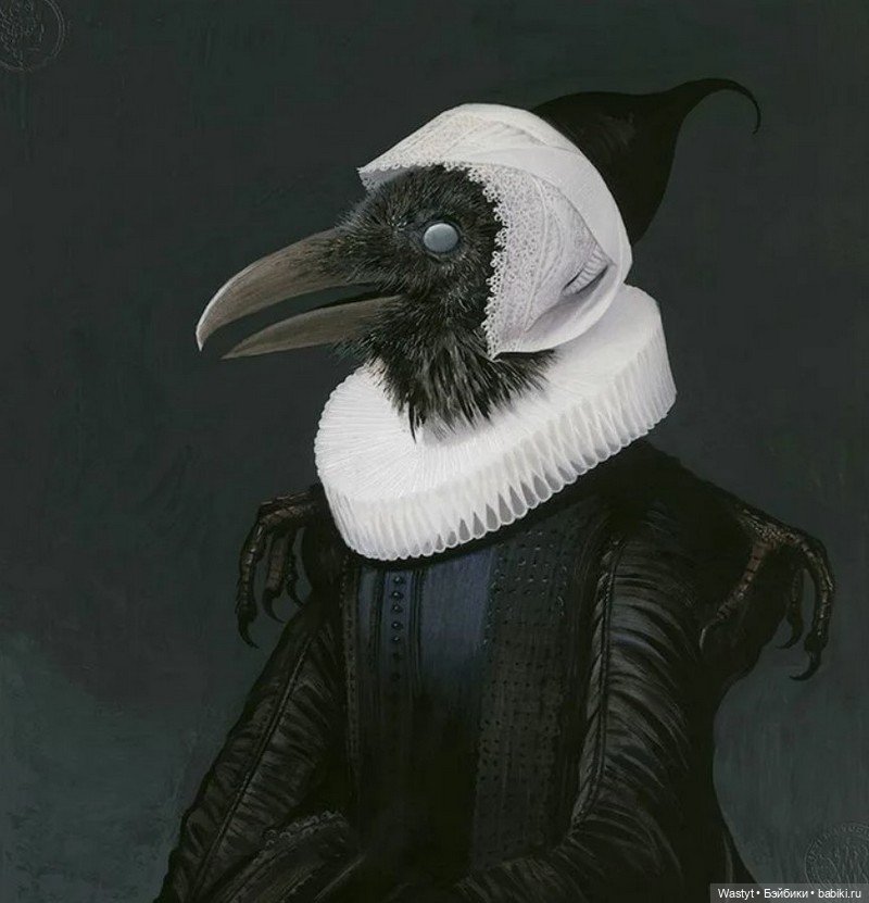 Фантастические миры Билла Майера: звериная аристократия в технике гуаши (фото 7)