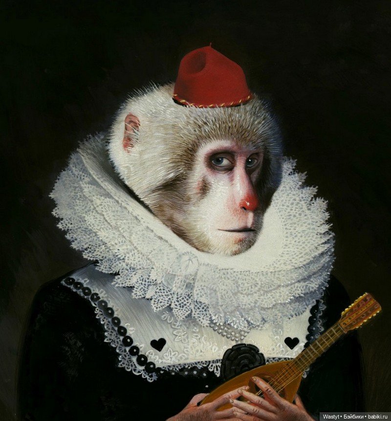 Фантастические миры Билла Майера: звериная аристократия в технике гуаши (фото 4)