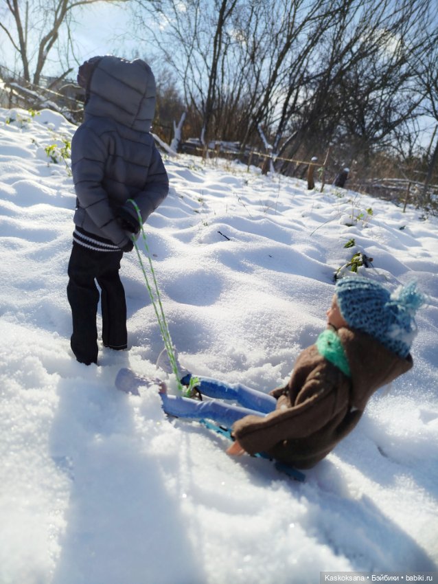 Зимняя прогулка Артема и Алены (фото 8)