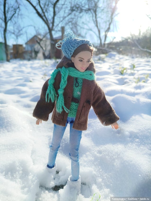 Зимняя прогулка Артема и Алены