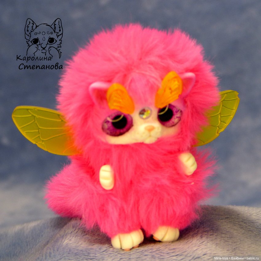 Кото-феи — Игрушки в смешанной технике (мех и глина): Арт