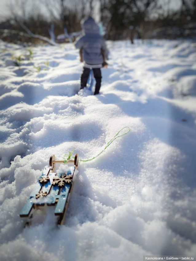 Зимняя прогулка Артема и Алены