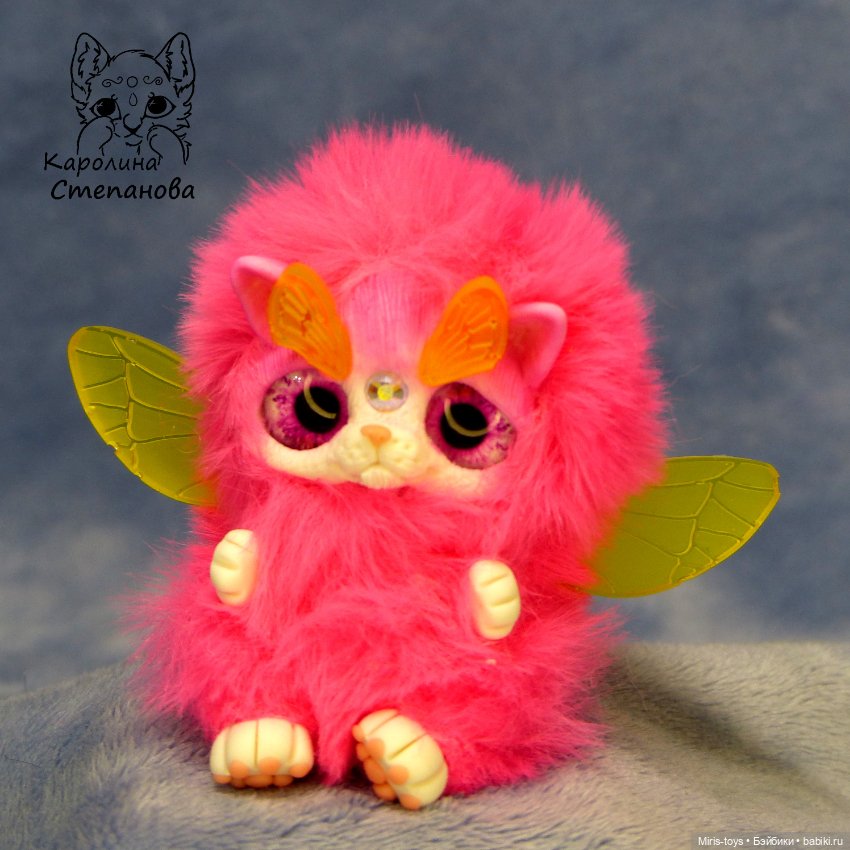 Кото-феи — Игрушки в смешанной технике (мех и глина): Арт